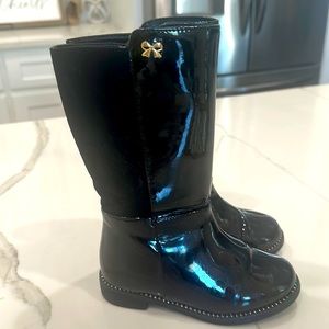 Black Toddler Boots Size 9